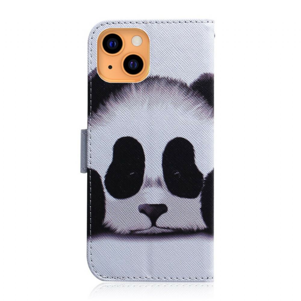 Flipové Pouzdro Na iPhone 13 Panda Tvář