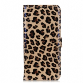 Kožené Pouzdro Na iPhone 13 Leopard