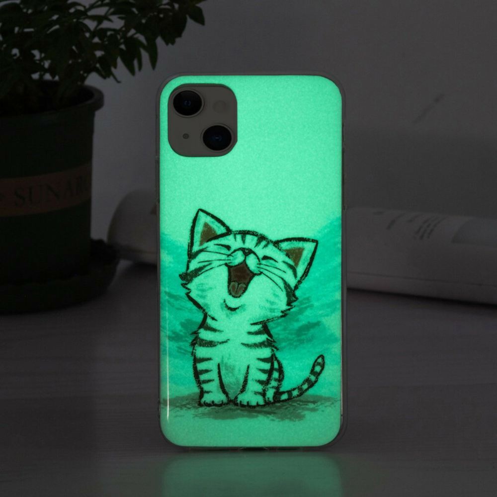 Kryt Na iPhone 13 Fluorescenční Kat