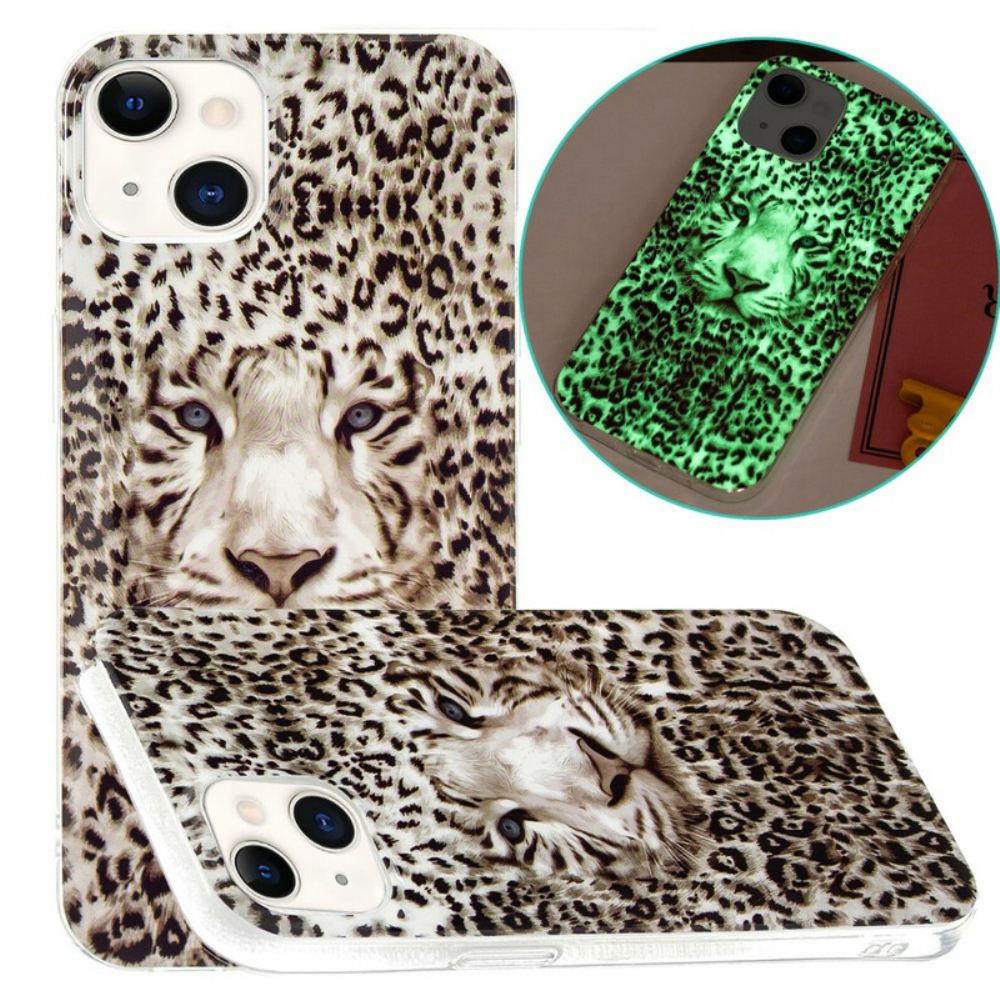 Kryt Na iPhone 13 Fluorescenční Leopard