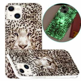 Kryt Na iPhone 13 Fluorescenční Leopard