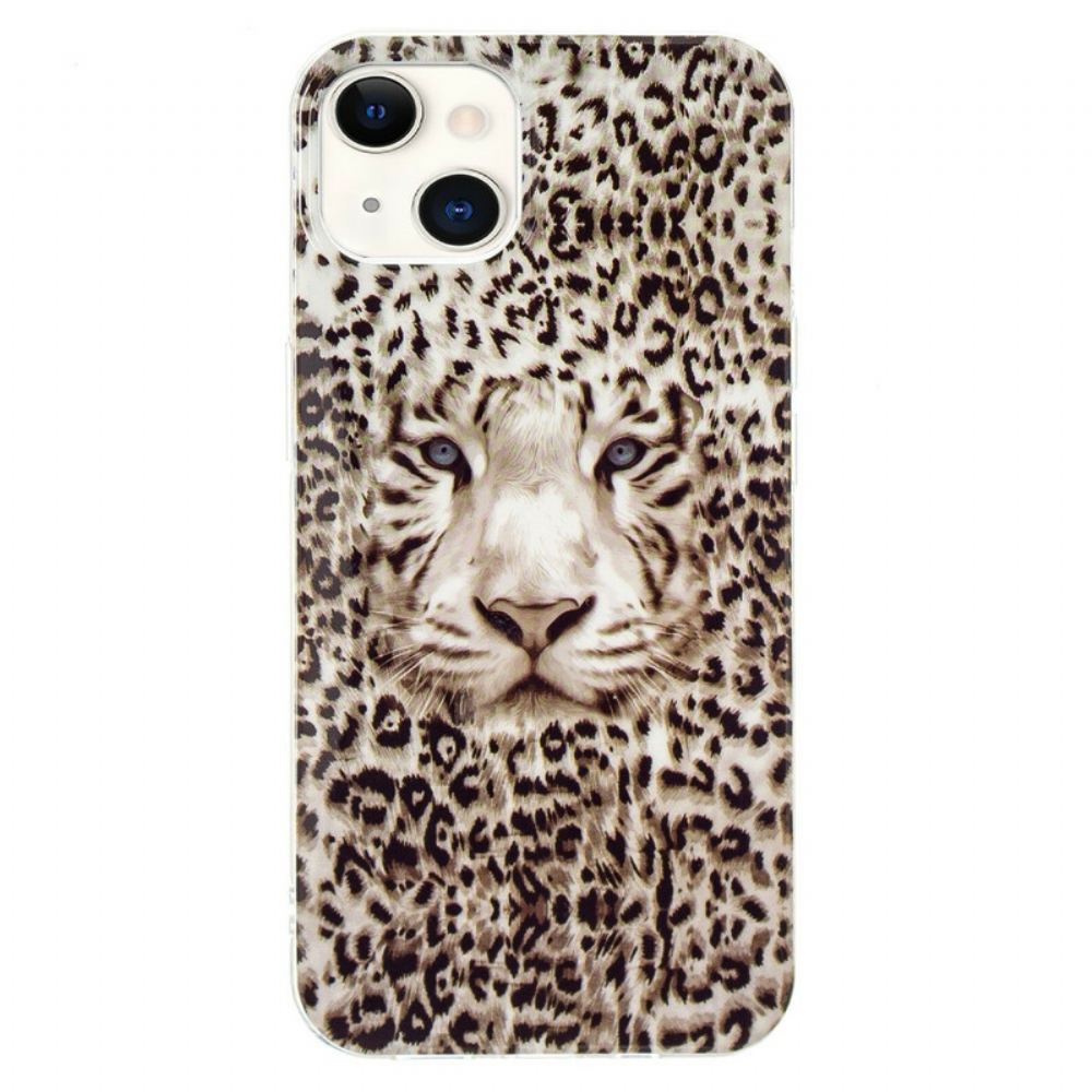 Kryt Na iPhone 13 Fluorescenční Leopard