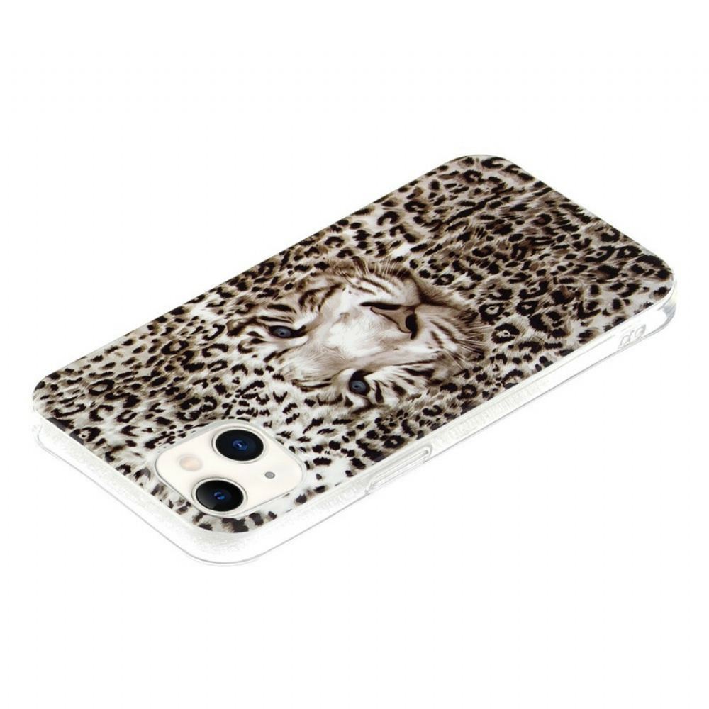 Kryt Na iPhone 13 Fluorescenční Leopard