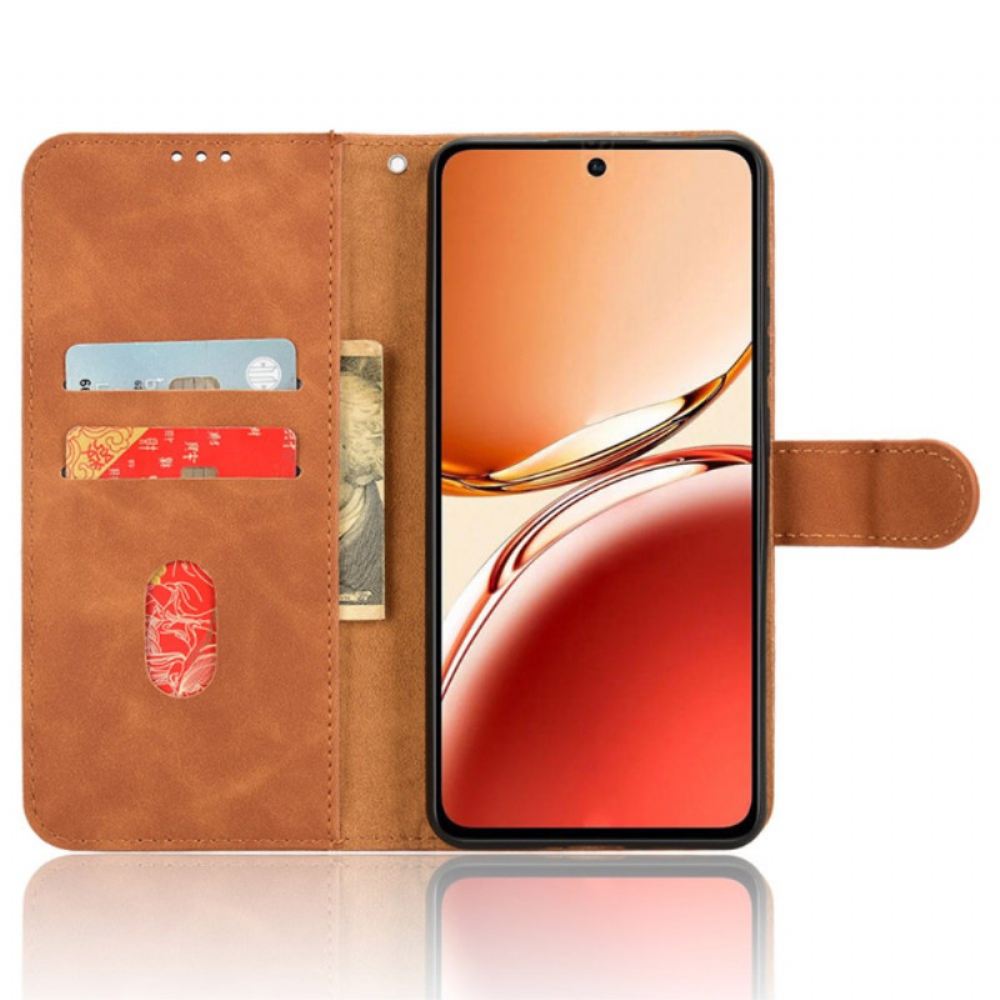 Kožený Kryt Oppo Reno 12f 5g Semišový Styl