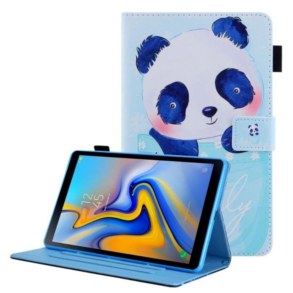 Flipové Pouzdro Na Samsung Galaxy Tab A8 (2021) Roztomilá Panda