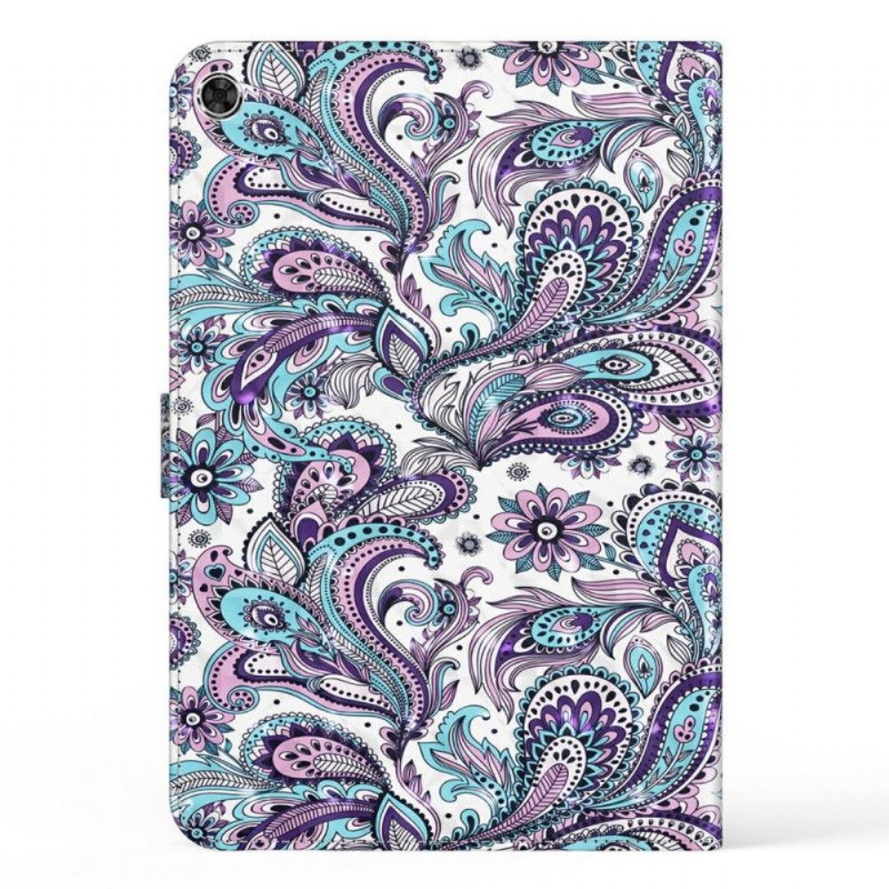 Kožené Pouzdro Na Samsung Galaxy Tab A8 (2021) Paisley