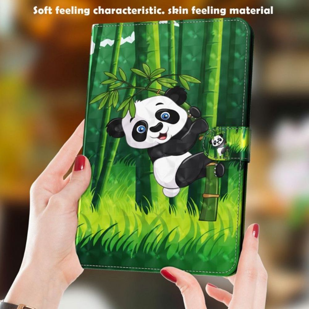 Kožené Pouzdro Na Samsung Galaxy Tab A8 (2021) Panda