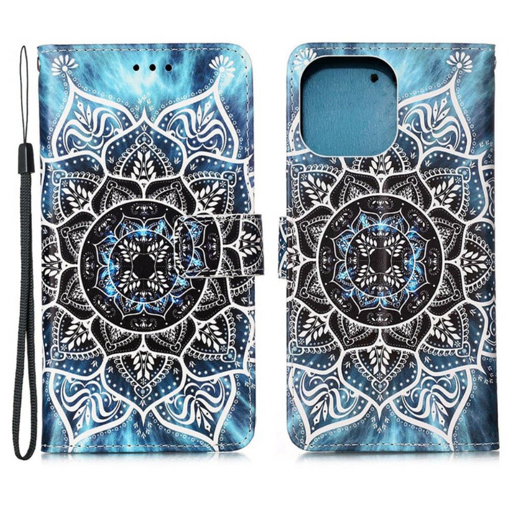 Flipové Pouzdro Na iPhone 13 Pro Max Mandala Na Obloze