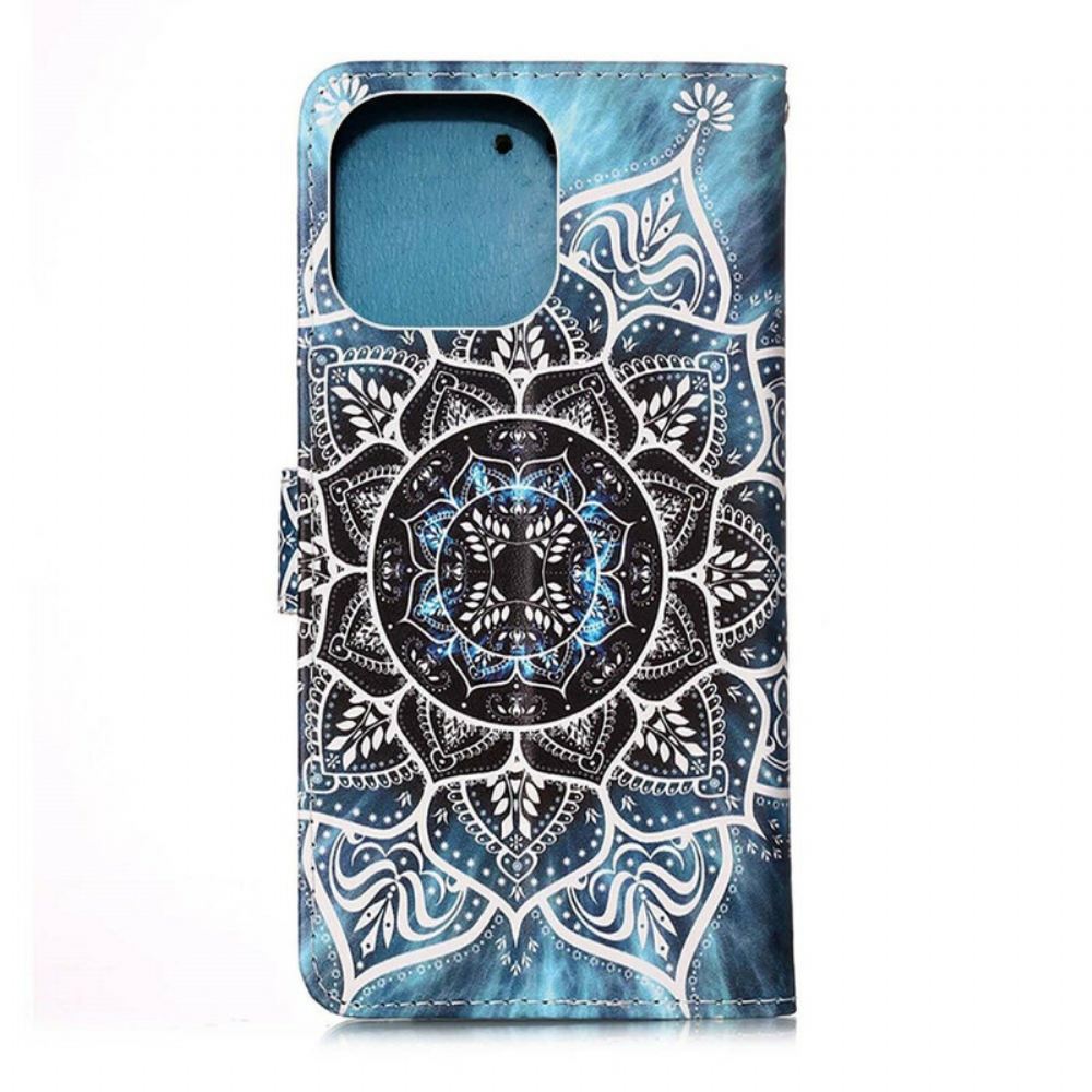 Flipové Pouzdro Na iPhone 13 Pro Max Mandala Na Obloze