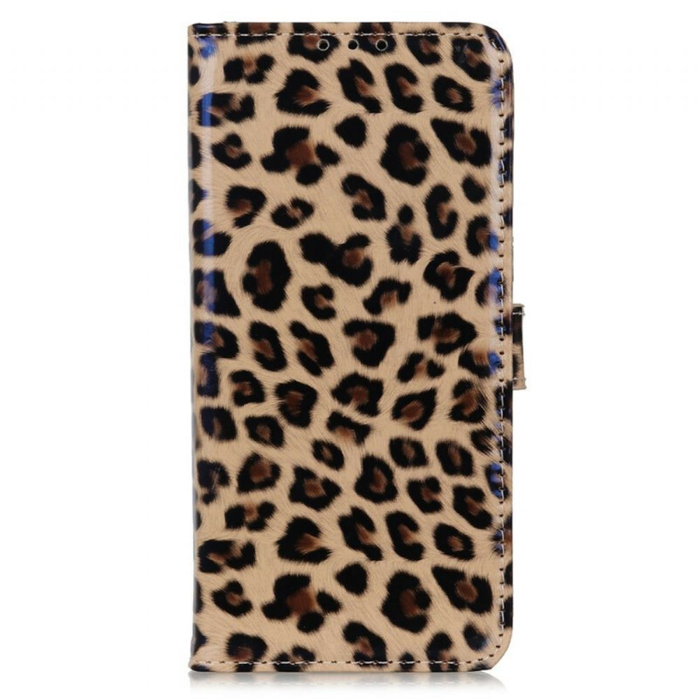 Flipové Pouzdro Na iPhone 13 Pro Max Obyčejný Leopard