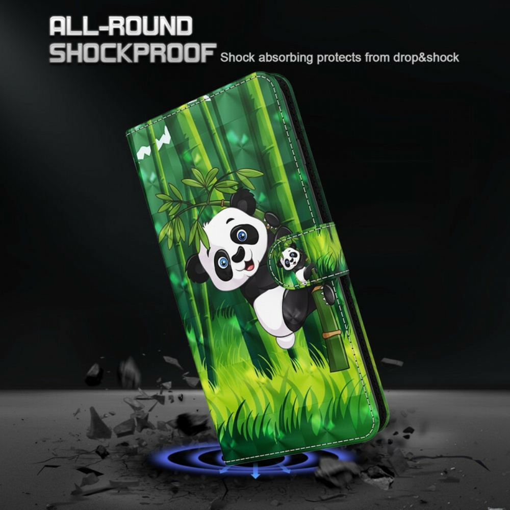 Flipové Pouzdro Na iPhone 13 Pro Max Panda A Bambus