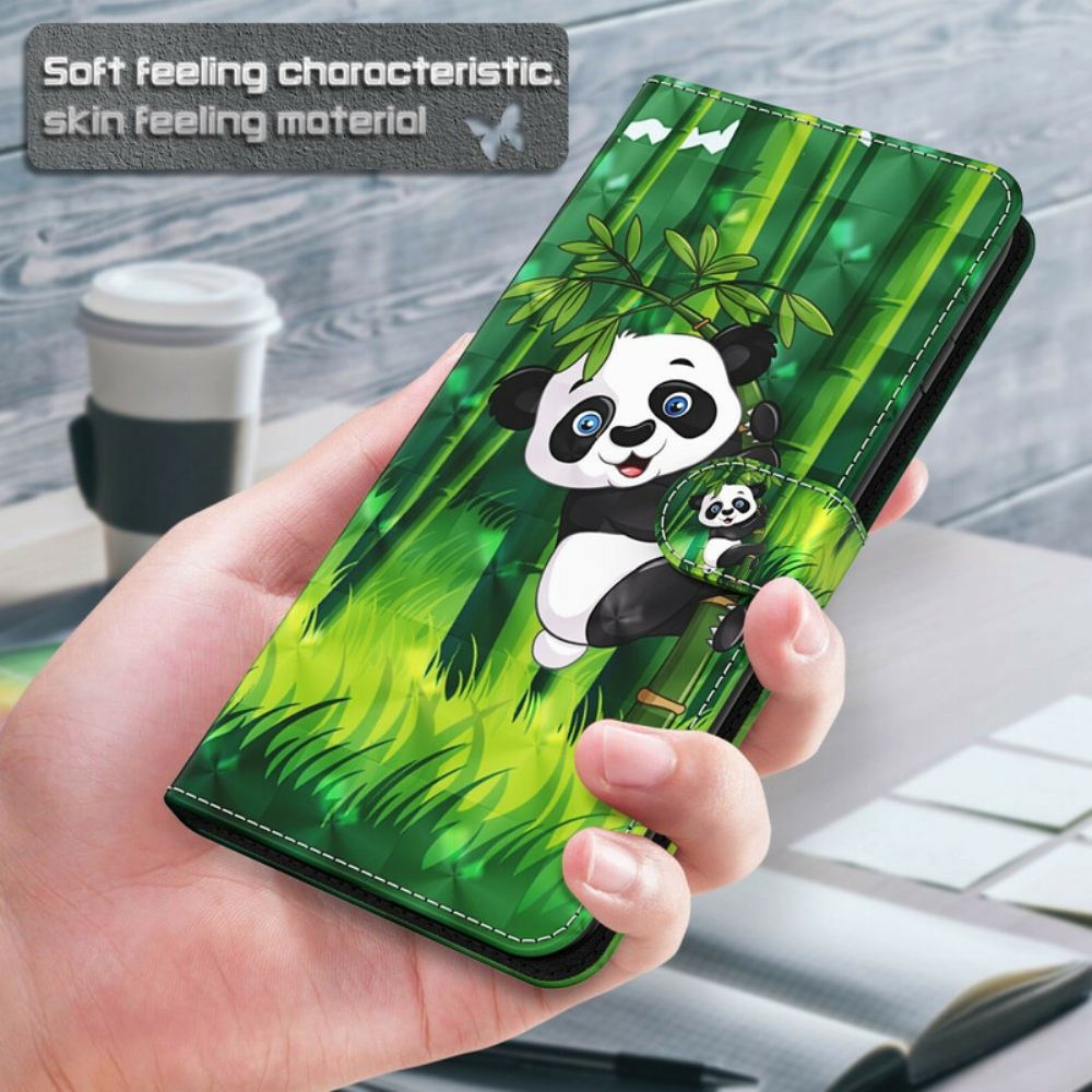 Flipové Pouzdro Na iPhone 13 Pro Max Panda A Bambus