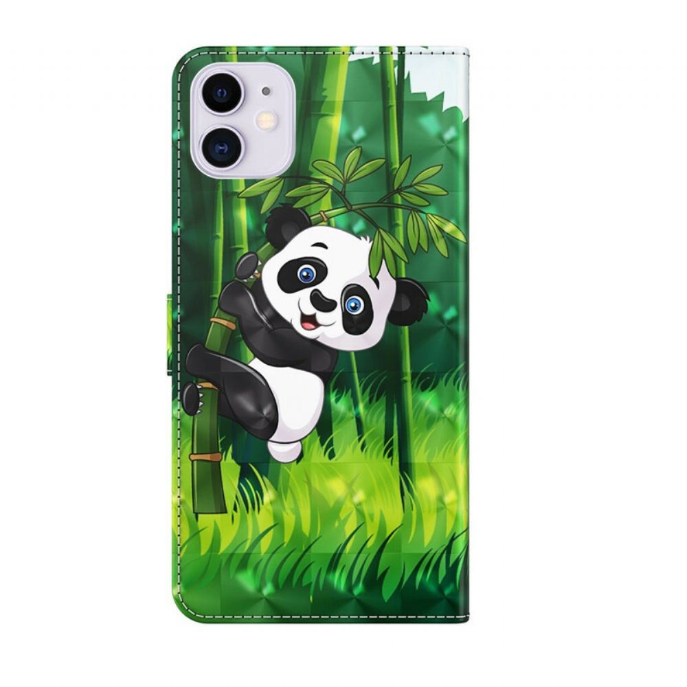 Flipové Pouzdro Na iPhone 13 Pro Max Panda A Bambus