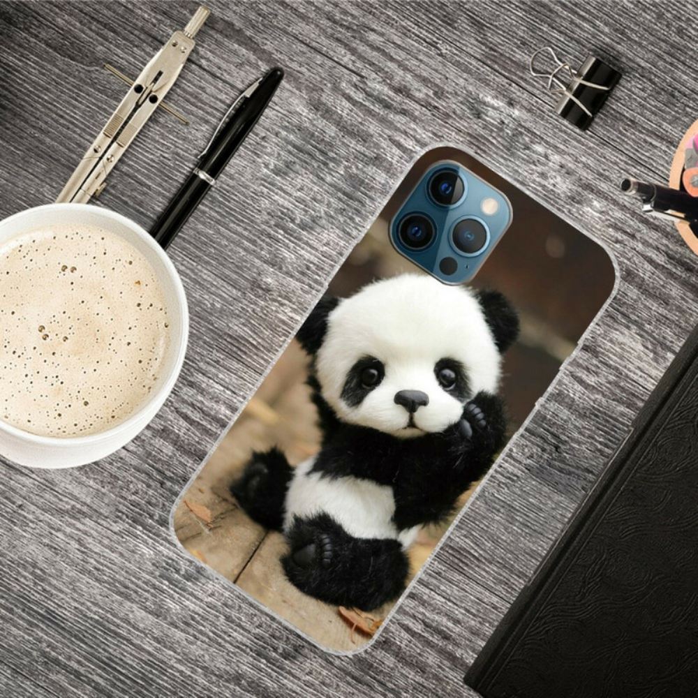 Kryt Na iPhone 13 Pro Max Flexibilní Panda