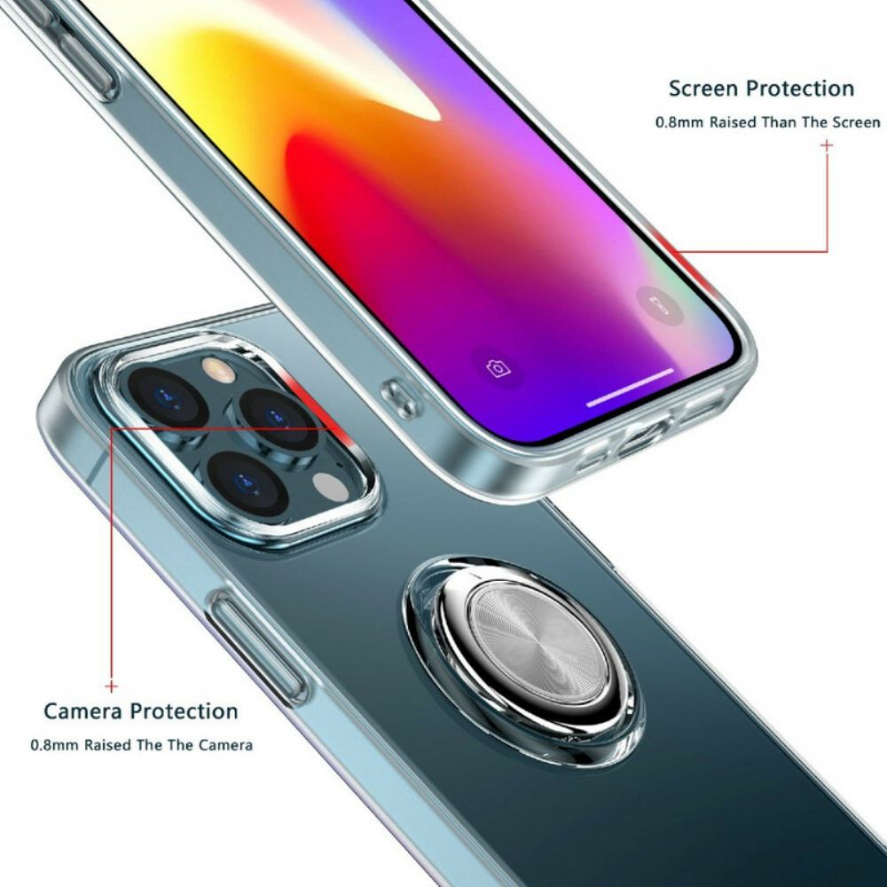 Kryt Na iPhone 13 Pro Max Transparentní S Podporou Vyzvánění