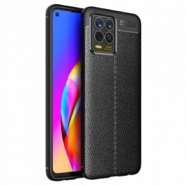 Kryt Na Realme 8 / 8 Pro Efekt Kůže Litchi S Dvojitou Linií