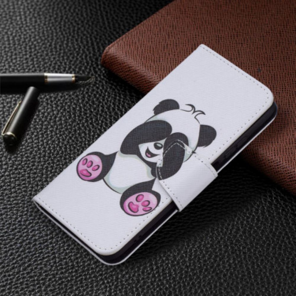 Flipové Pouzdro Na Xiaomi Redmi Note 10 / 10S Panda Zábava