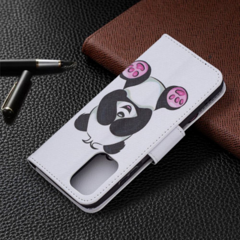 Flipové Pouzdro Na Xiaomi Redmi Note 10 / 10S Panda Zábava