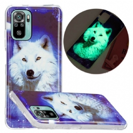 Kryt Na Xiaomi Redmi Note 10 / 10S Fluorescenční Řada Wolf