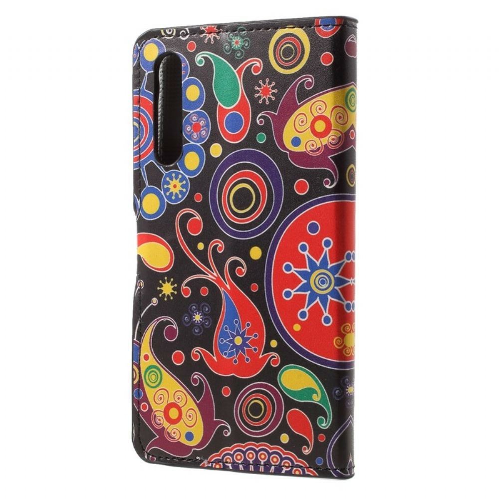 Flipové Pouzdro Na Huawei P20 Pro Galaxy Design