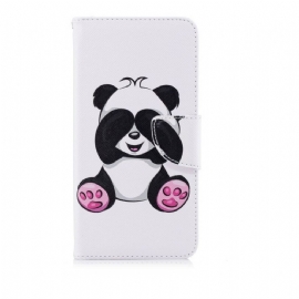 Flipové Pouzdro Na Huawei P20 Pro Panda Zábava