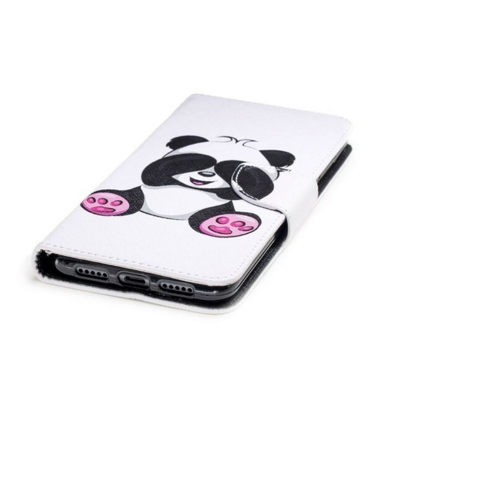 Flipové Pouzdro Na Huawei P20 Pro Panda Zábava