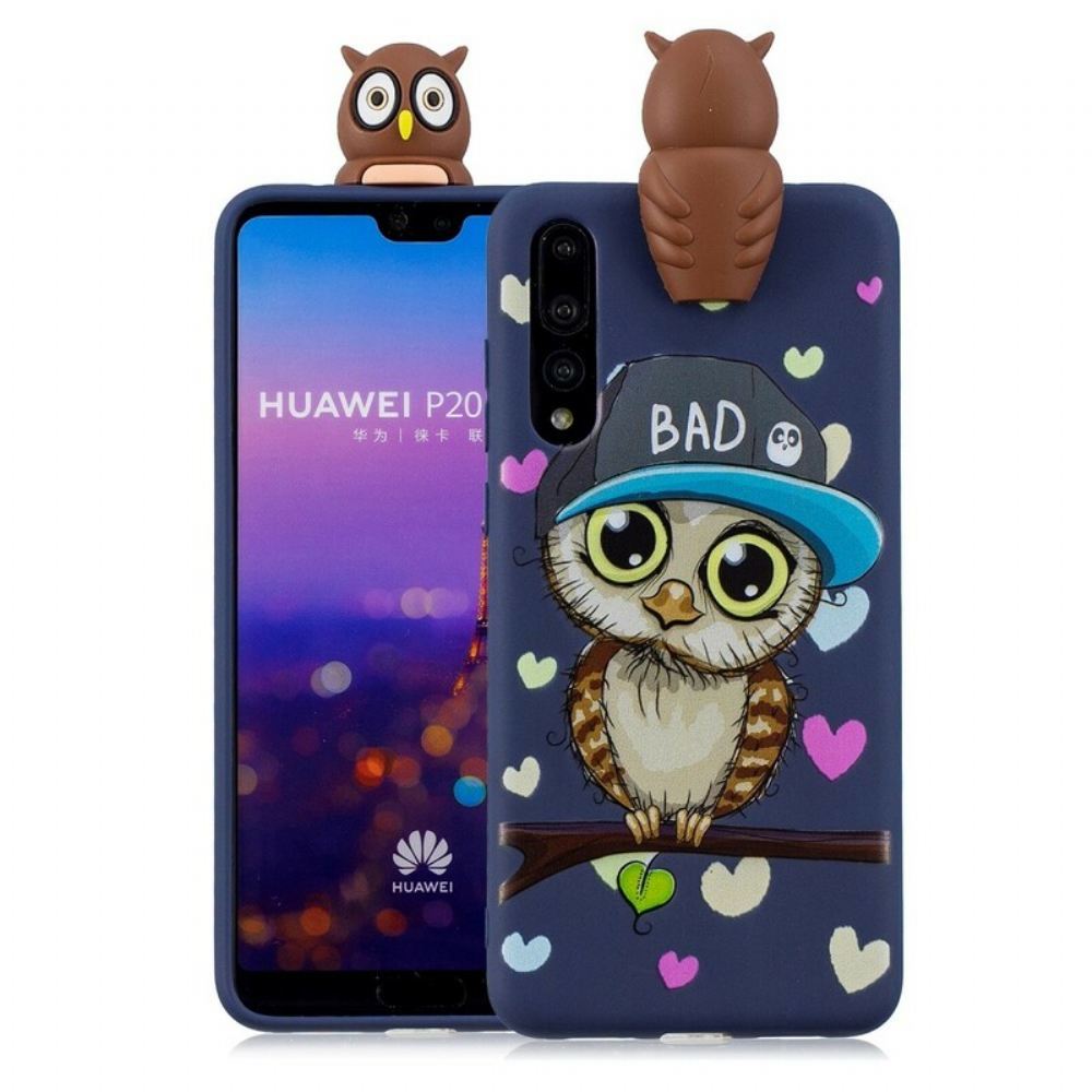 Kryt Na Huawei P20 Pro Zábava 3d Bad Owl