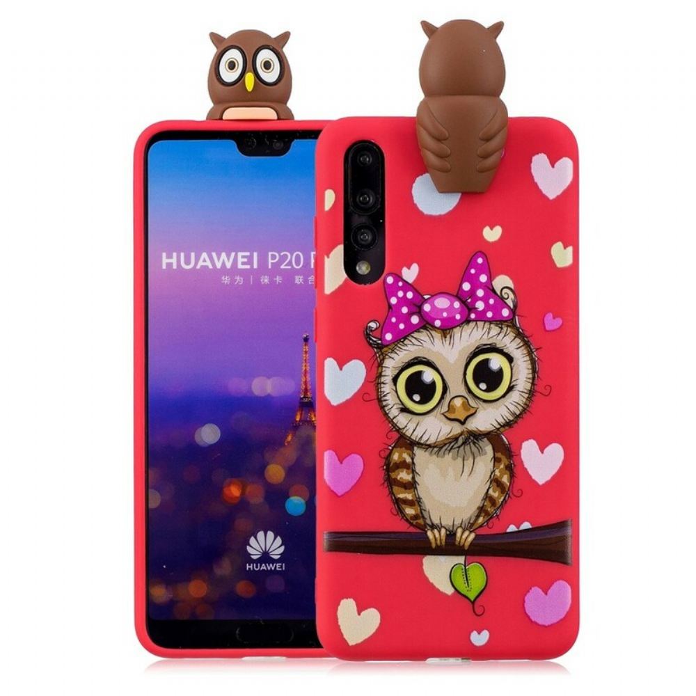 Kryty Na Mobil Na Huawei P20 Pro 3d Slečna Sova