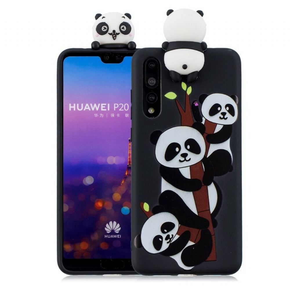 Kryty Na Mobil Na Huawei P20 Pro Rodina 3d Panda