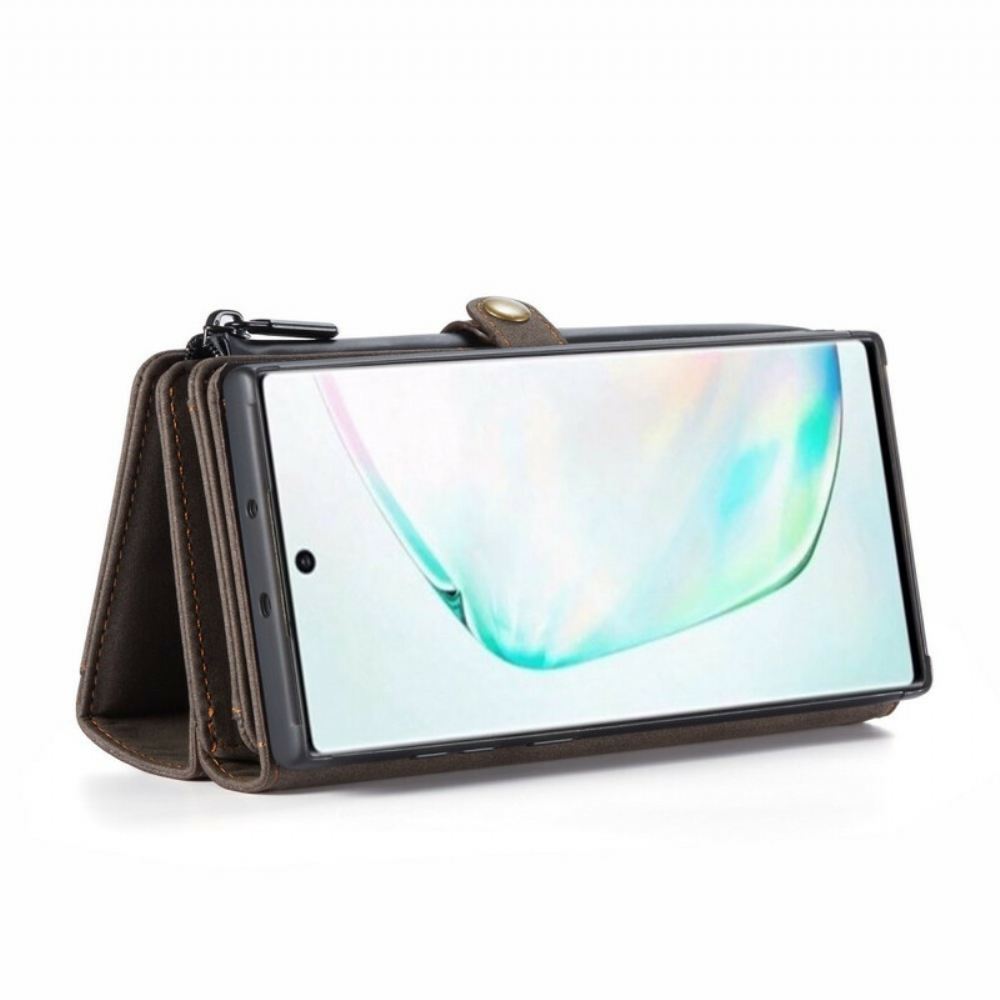 Flipové Pouzdro Na Samsung Galaxy Note 10 Caseme Vintage Kůže