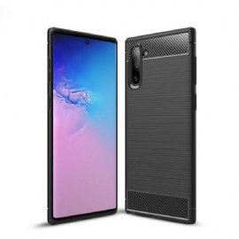 Kryt Na Samsung Galaxy Note 10 Kartáčované Uhlíkové Vlákno