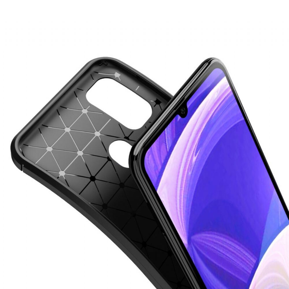 Kryt Na Samsung Galaxy M31 Flexibilní Textura Uhlíkových Vláken