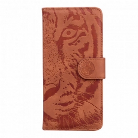 Flipové Pouzdro Na Motorola Edge 20 Tiger Face Print