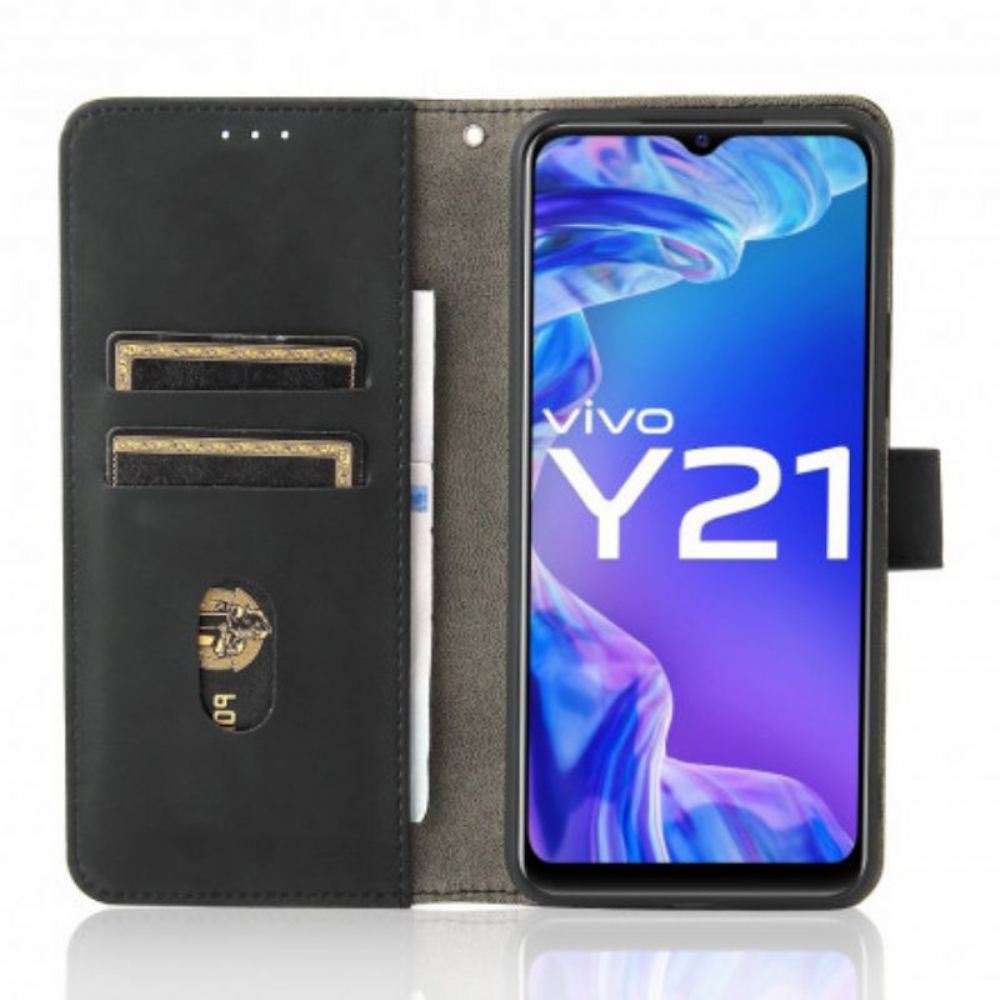 Flipové Pouzdro Na Vivo Y21s Skin Touch