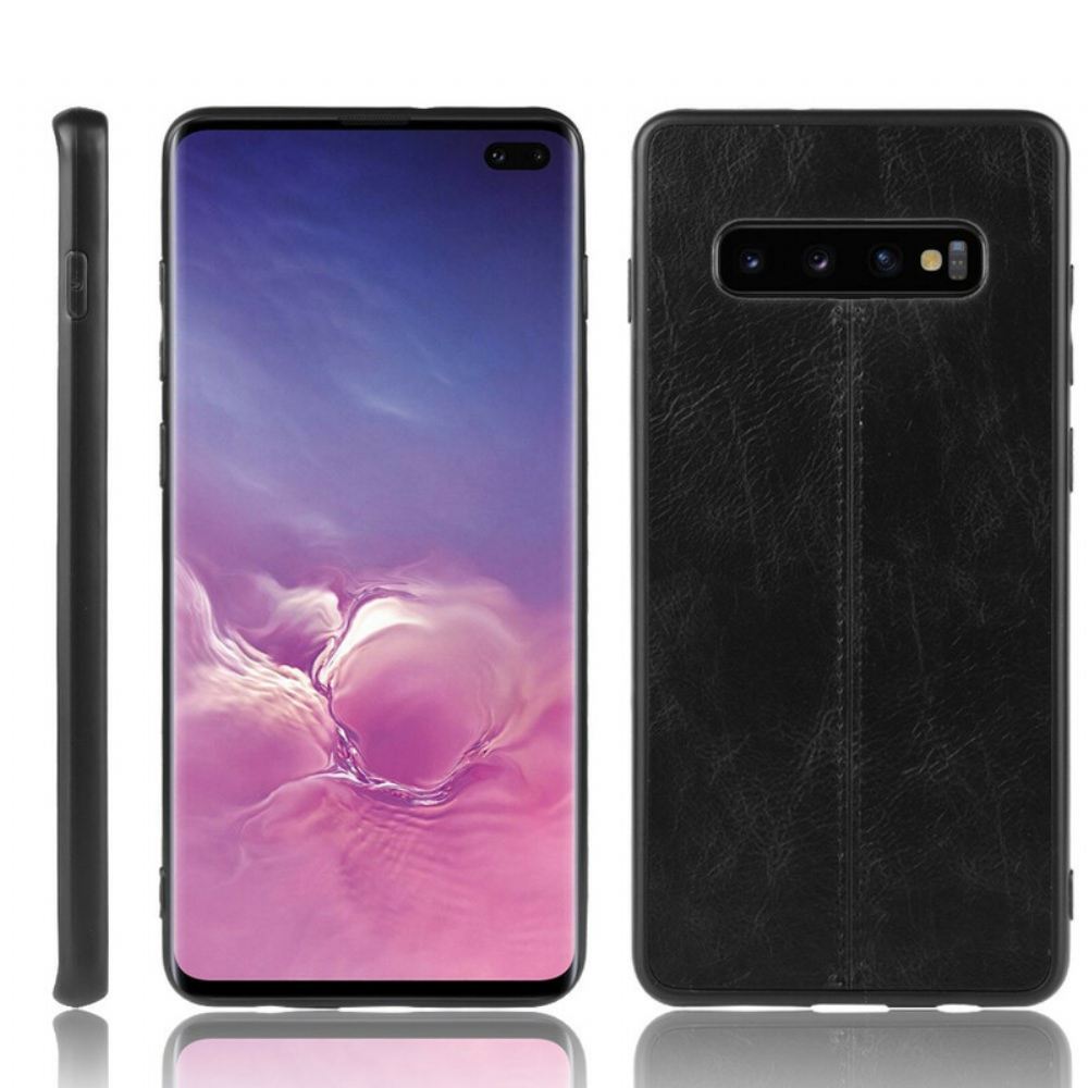 Kryt Na Samsung Galaxy S10 Efekt Kůže Ve Švu