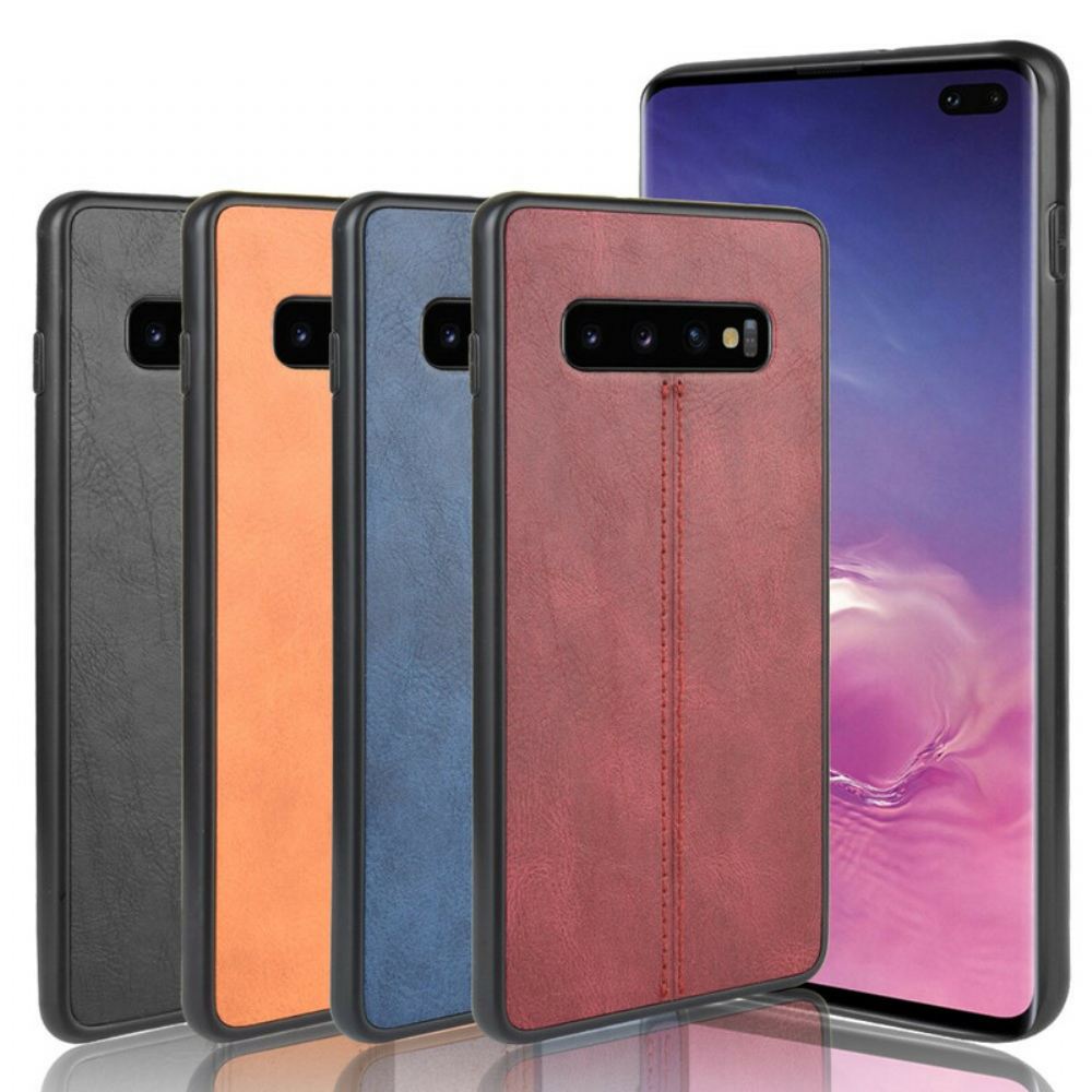 Kryt Na Samsung Galaxy S10 Efekt Kůže Ve Švu