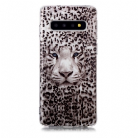 Kryt Na Samsung Galaxy S10 Fluorescenční Leopard