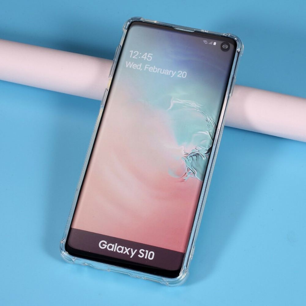 Kryt Na Samsung Galaxy S10 Transparentní Držitel Karty