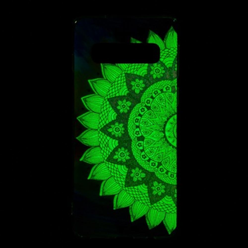 Kryty Na Mobil Na Samsung Galaxy S10 Fluorescenční Mandala