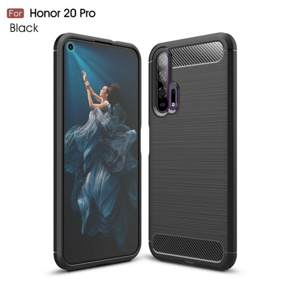 Kryty Na Mobil Na Honor 20 Pro Kartáčované Uhlíkové Vlákno