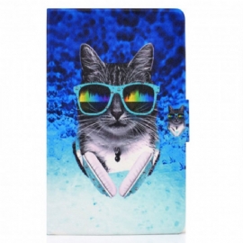 Flipové Pouzdro Na Samsung Galaxy Tab A7 Dj Cat