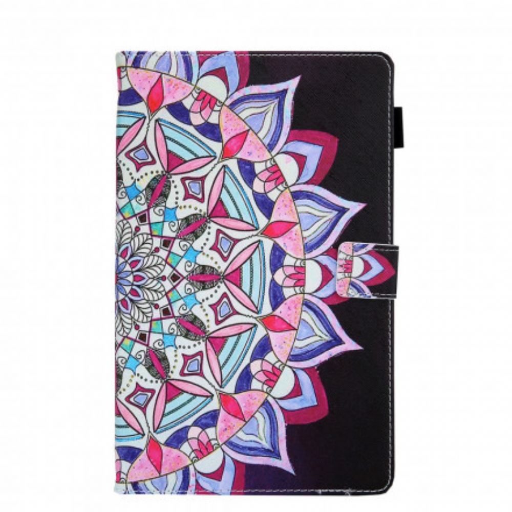 Flipové Pouzdro Na Samsung Galaxy Tab A7 Grafická Mandala