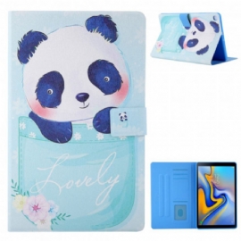 Flipové Pouzdro Na Samsung Galaxy Tab A7 Roztomilá Panda