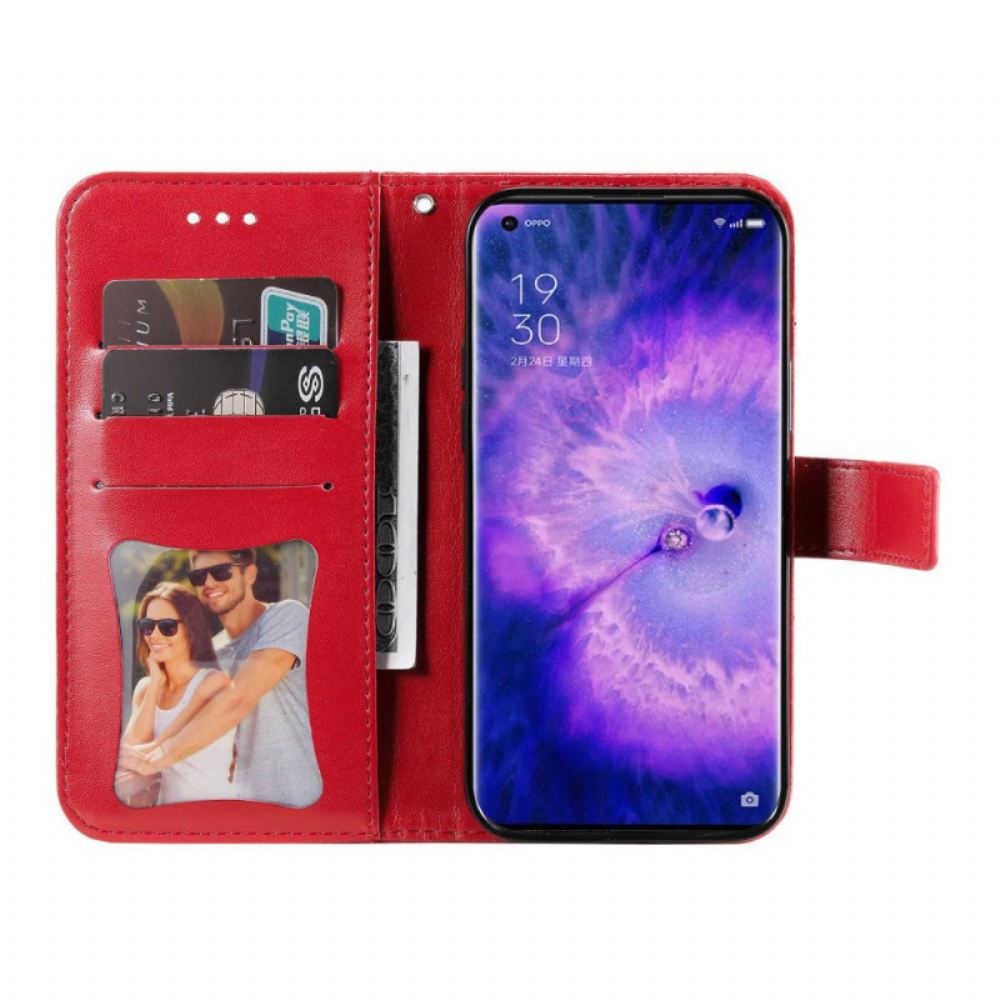 Flipové Pouzdro Na Oppo Find X5 Na Lana Strappy Mandala