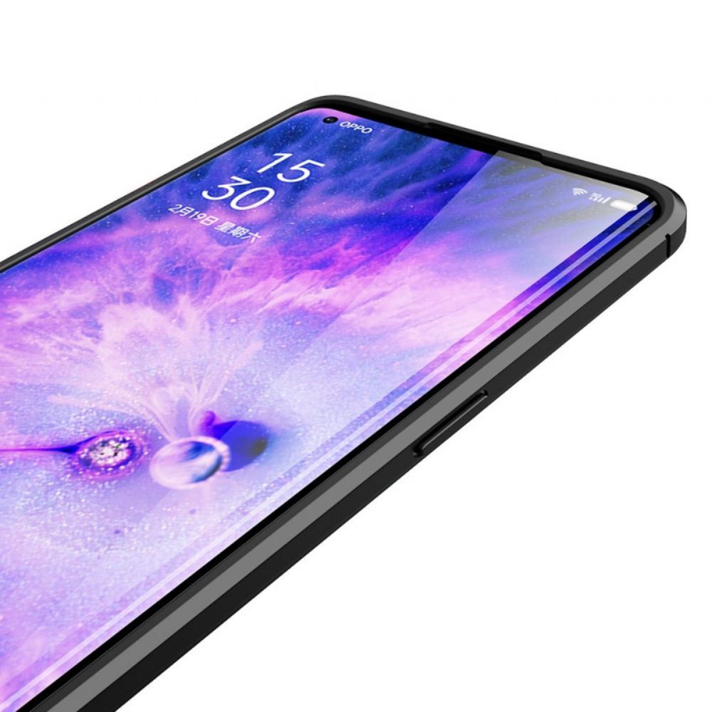 Kryty Na Mobil Na Oppo Find X5 Dvouřadý Kožený Efekt Litchi