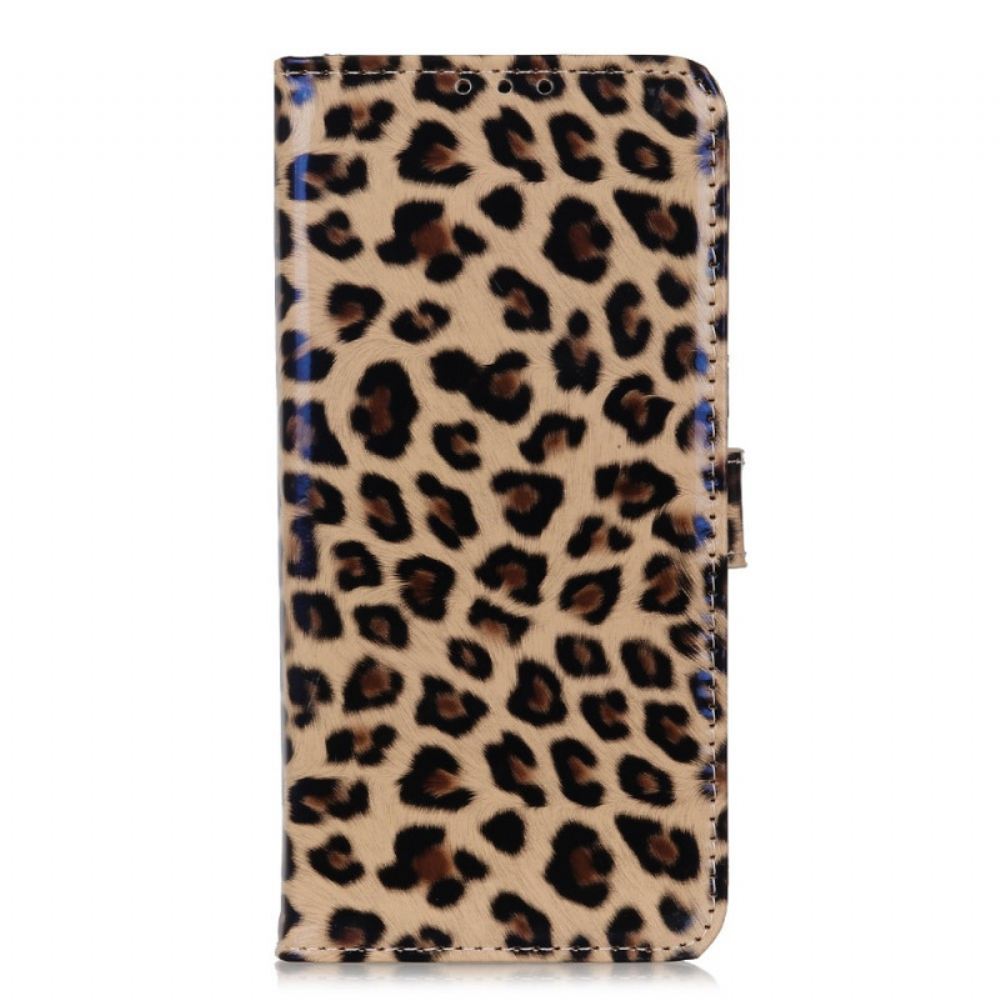 Flipové Pouzdro Na Moto E40 / E30 / E20 Jediný Leopard