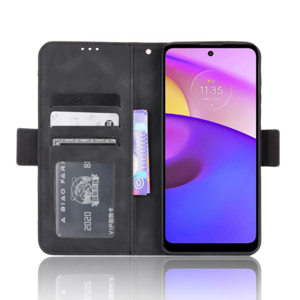 Flipové Pouzdro Na Moto E40 / E30 / E20 Multi-card První Třídy