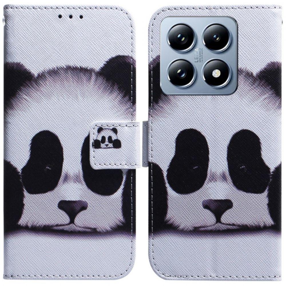 Kožený Kryt Xiaomi 14t Panda