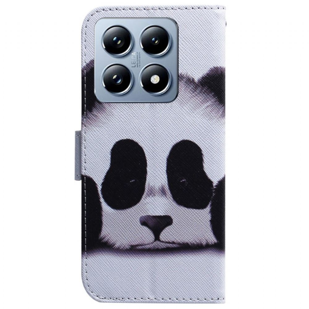 Kožený Kryt Xiaomi 14t Panda