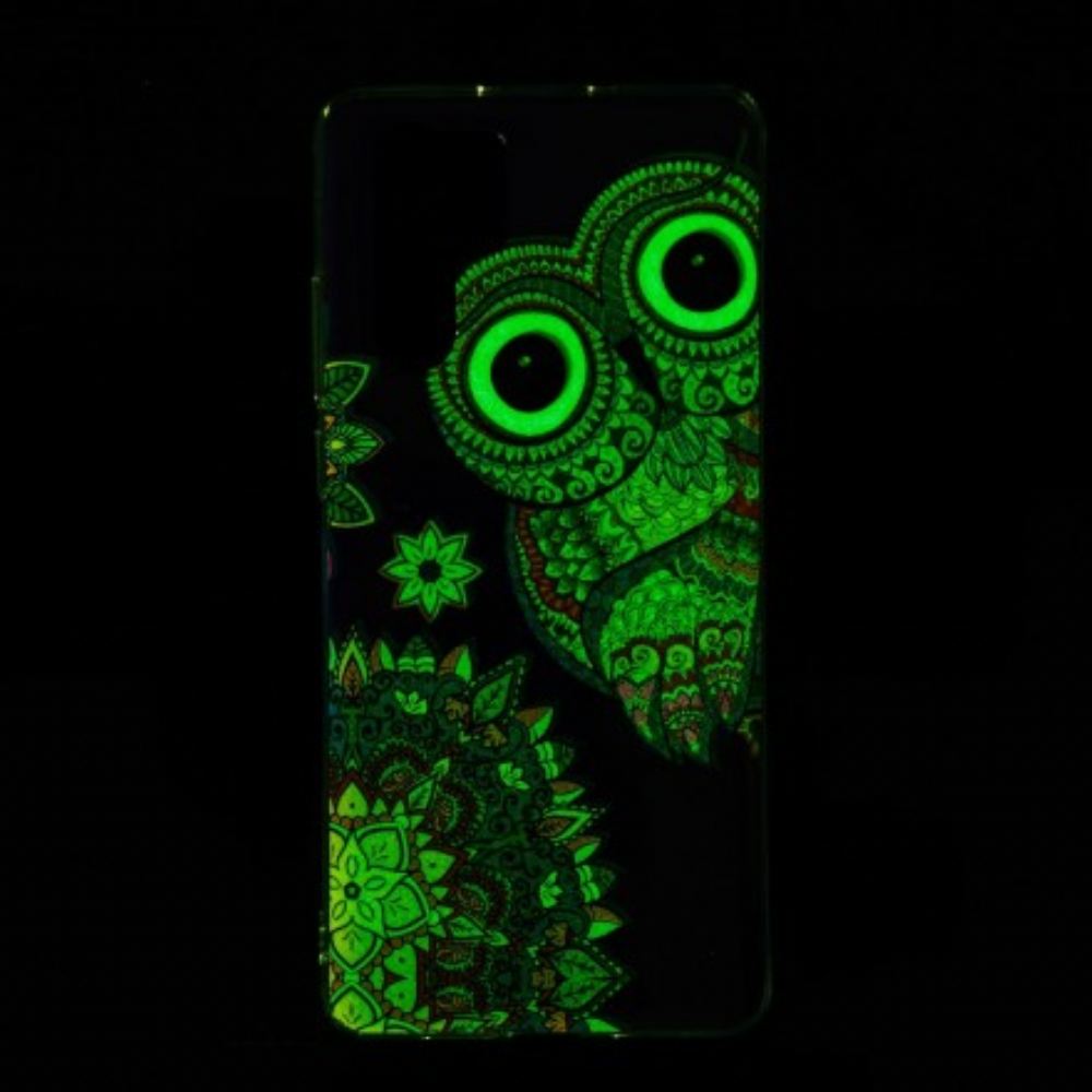 Kryt Na Huawei P30 Pro Fluorescenční Mandala Sova